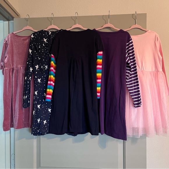 BUNDLE 5 Winter Dresses inc Boden, Old Navy, faux Mini Boden - Picture 4 of 4